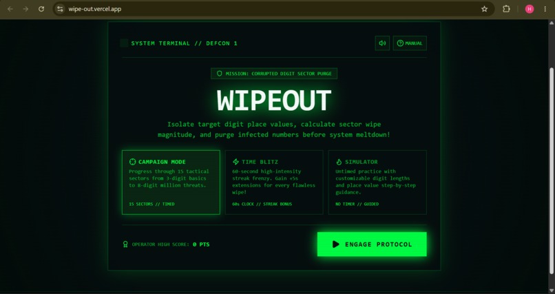 Wipeout – Tactical Math Game – screenshot 3