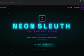 Neon Sleuth: The Digital Fixer