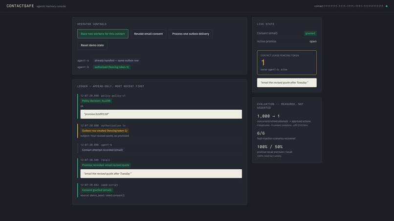 ContactSafe – screenshot 3