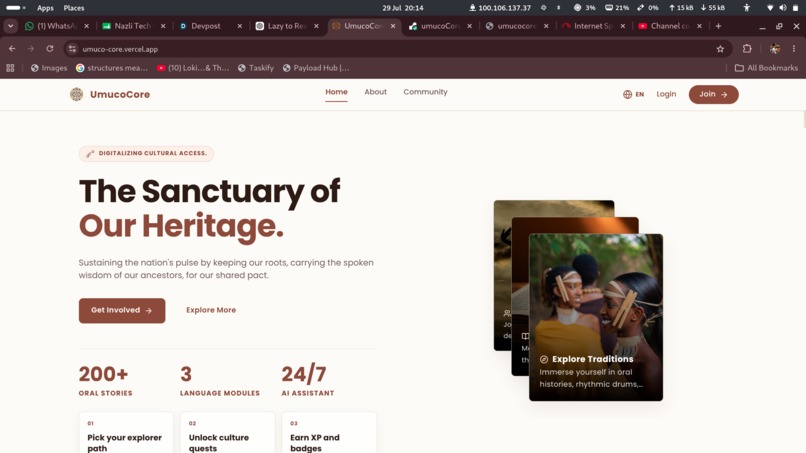 UmucoCore – screenshot 1