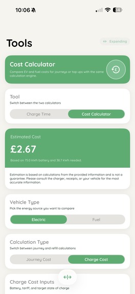 JuiceBox: EV Charging Log – screenshot 3