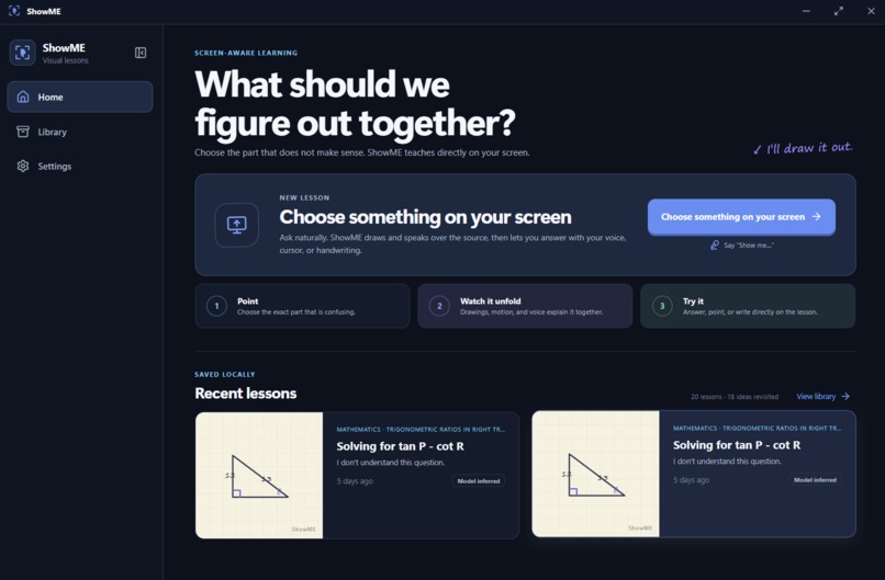 ShowME – screenshot 1