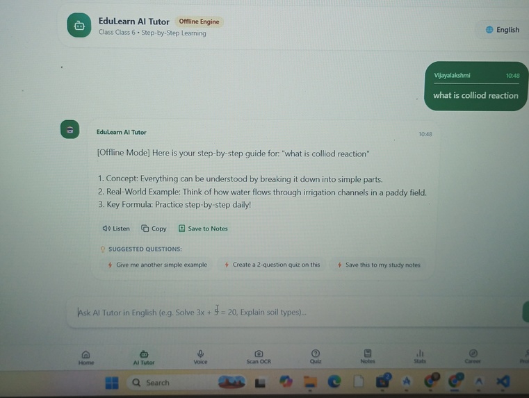 EchoLearn - Offline Multilingual AI Learning Assistant – screenshot 3