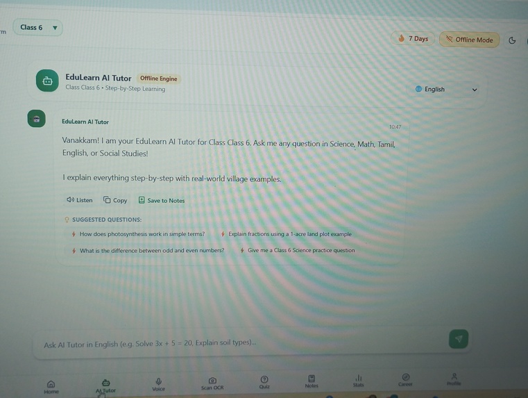 EchoLearn - Offline Multilingual AI Learning Assistant – screenshot 4