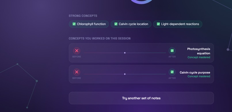 NotesToQuiz – screenshot 1