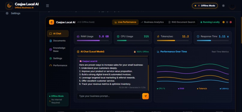 Casjoe Local AI – screenshot 4