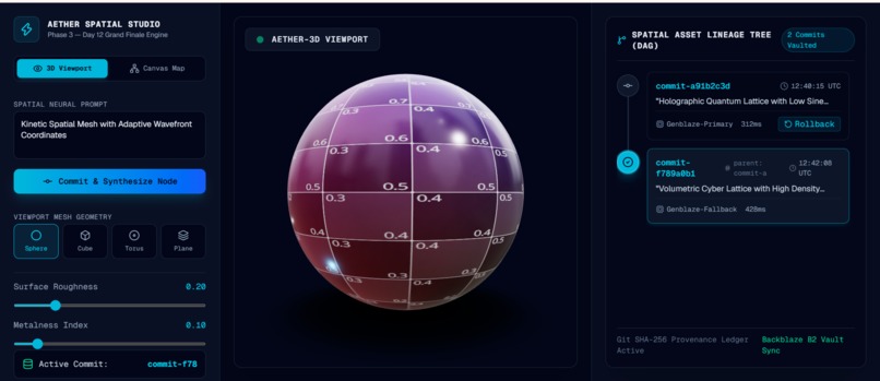 AETHER Spatial Studio – screenshot 1