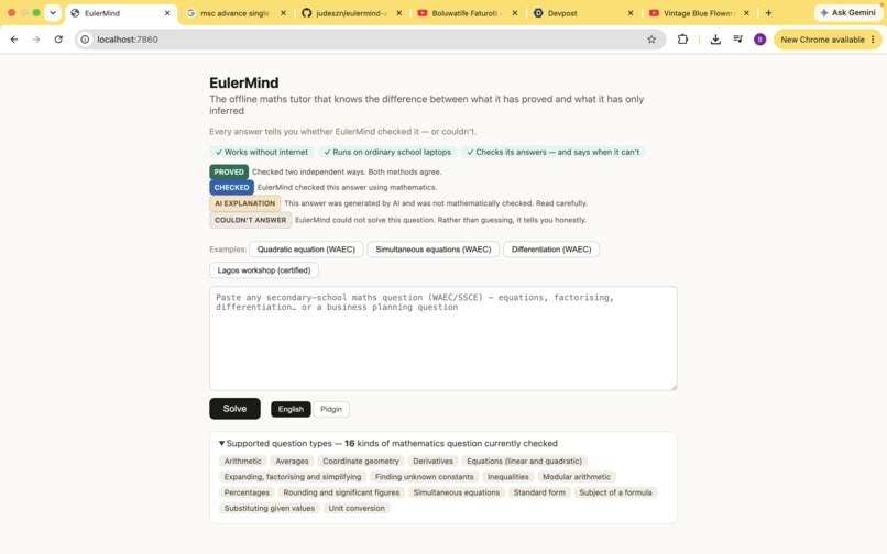 EulerMind – screenshot 1