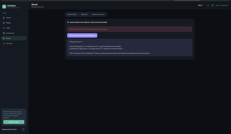 EXPENSA (An app to manage business better) – screenshot 13