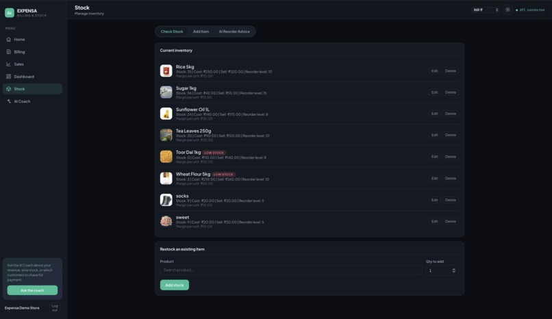 EXPENSA (An app to manage business better) – screenshot 14