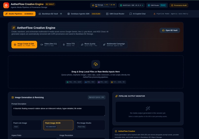 AetherFlow Creative Engine – screenshot 1