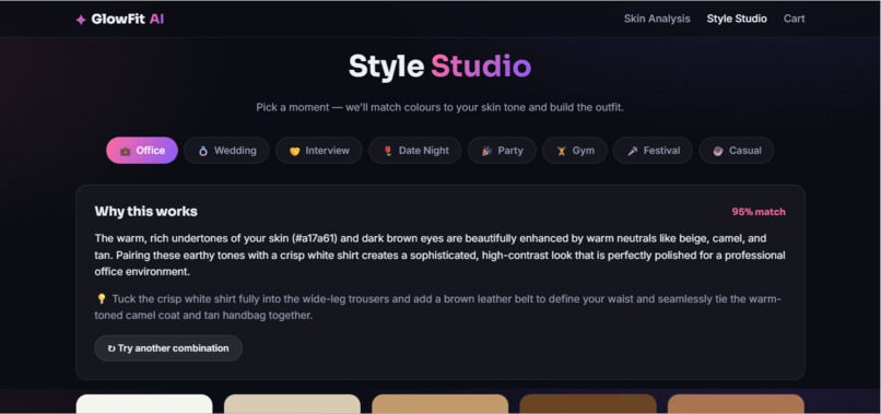GlowFit – screenshot 2