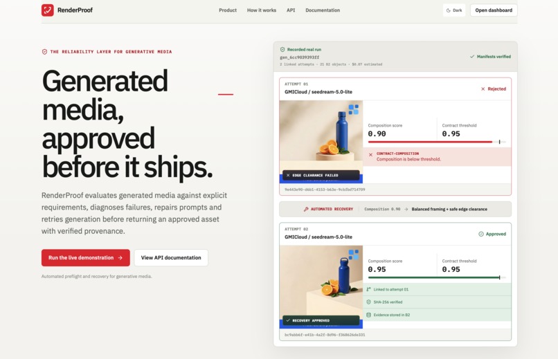 Render Proof – screenshot 1
