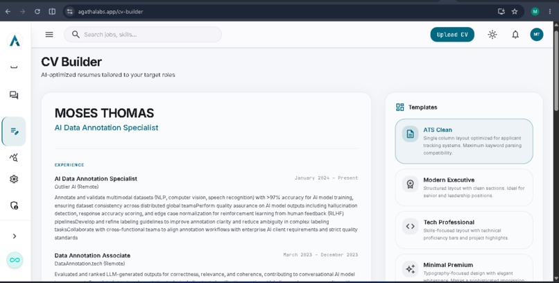 Agatha Career Intelligence – screenshot 5