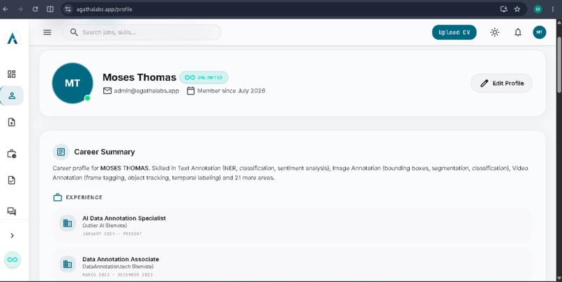 Agatha Career Intelligence – screenshot 6