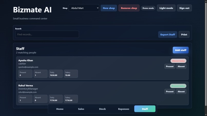 Bizmate AI – screenshot 5