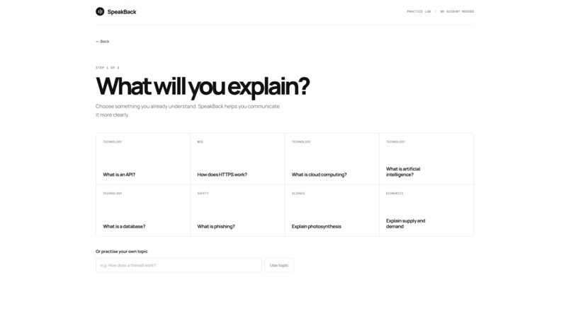 SpeakBack – screenshot 4