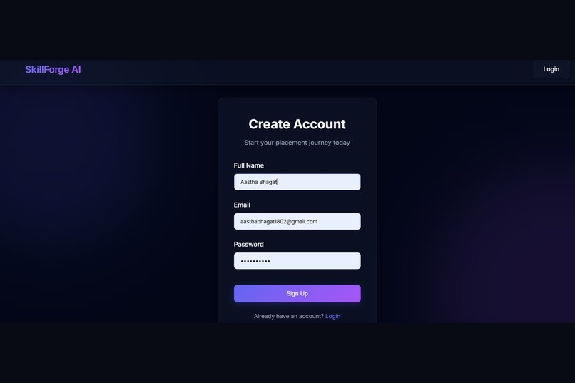 SkillForge AI – screenshot 2
