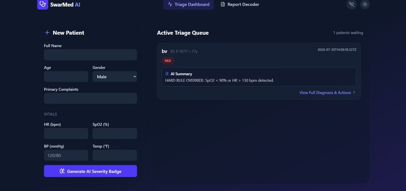 SwarMed AI – screenshot 1