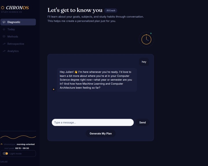 CHRONOS – screenshot 1