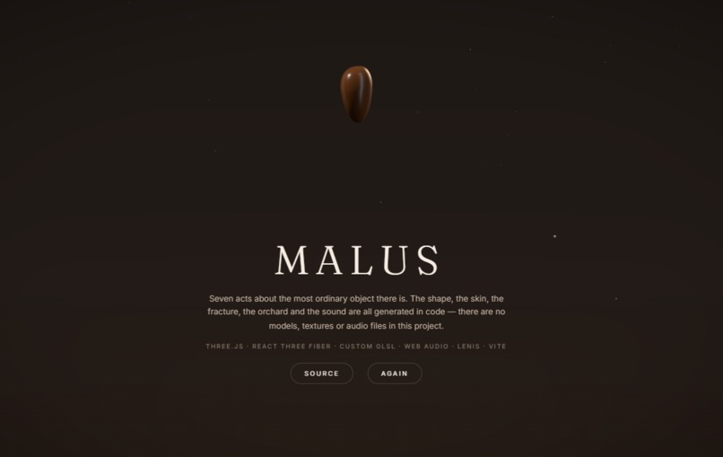 Malus - The website about an apple – screenshot 1