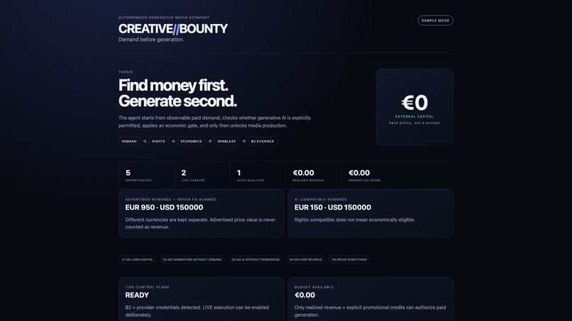 CREATIVE//BOUNTY Generate. Verify. Replay. – screenshot 7