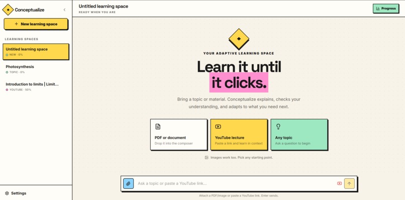 Conceptualize – screenshot 1