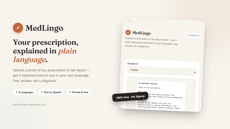 MedLingo – screenshot 1