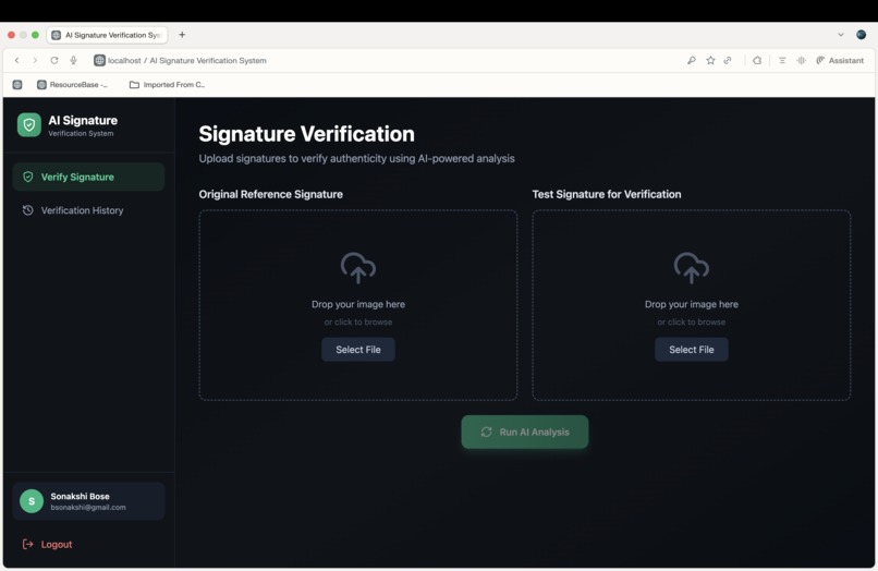 authentisign – screenshot 2
