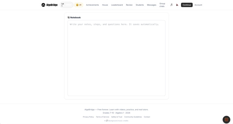 Algebridge – screenshot 1