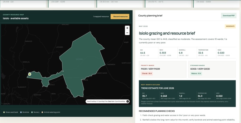 Rangeland Observatory Hub – screenshot 1