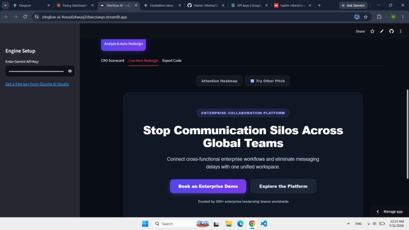 SiteGlow AI – screenshot 3