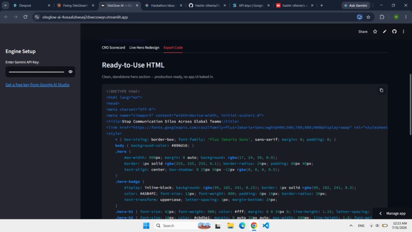 SiteGlow AI – screenshot 4