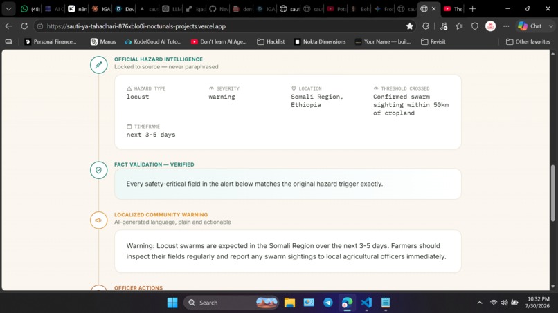 Sauti ya Tahadhari – screenshot 4
