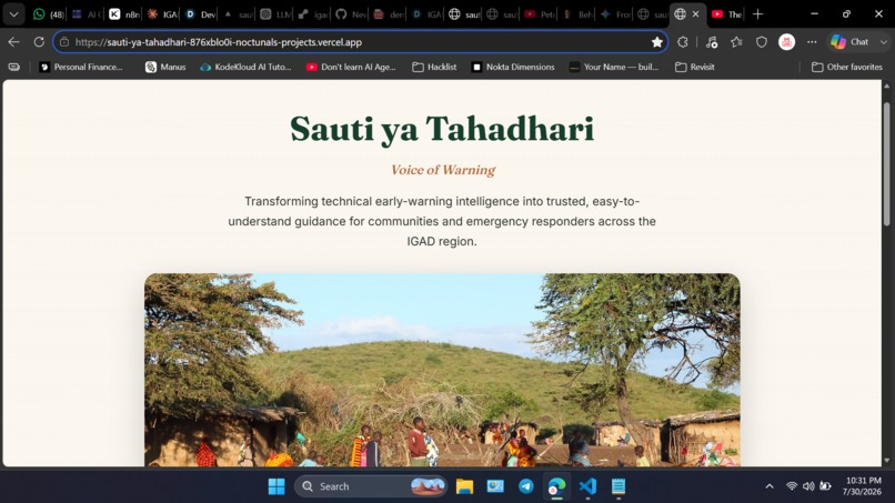 Sauti ya Tahadhari – screenshot 5