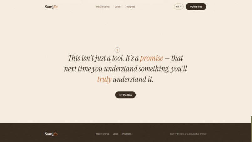 Samjho: The Feynman AI Tutor – screenshot 2