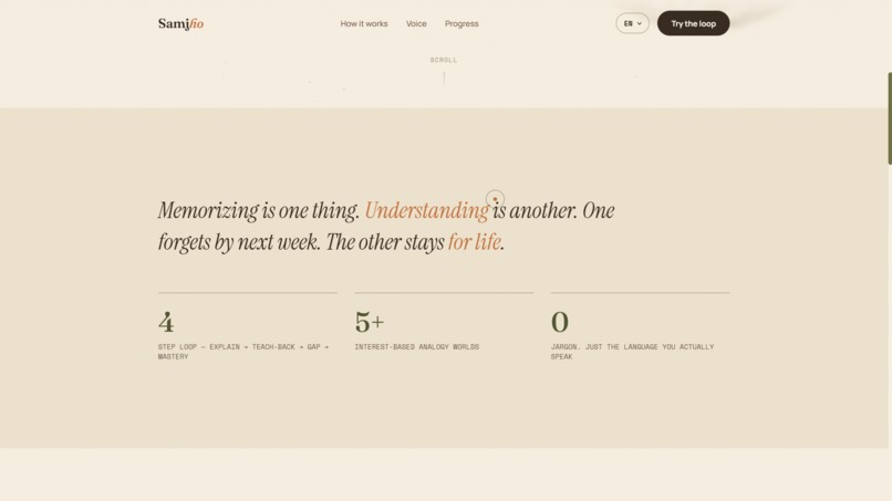 Samjho: The Feynman AI Tutor – screenshot 3