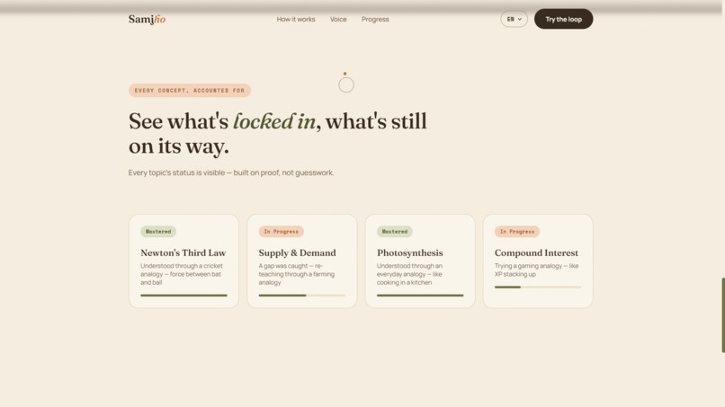 Samjho: The Feynman AI Tutor – screenshot 4