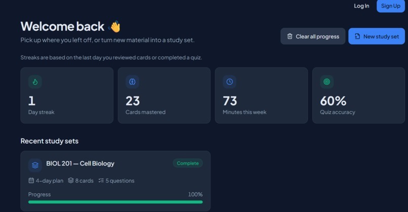 StudyBuddy – screenshot 1