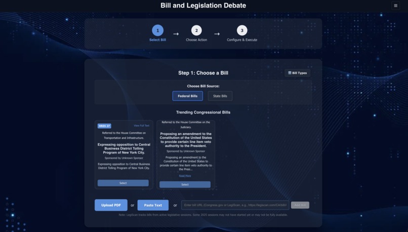 DebateSim – screenshot 3