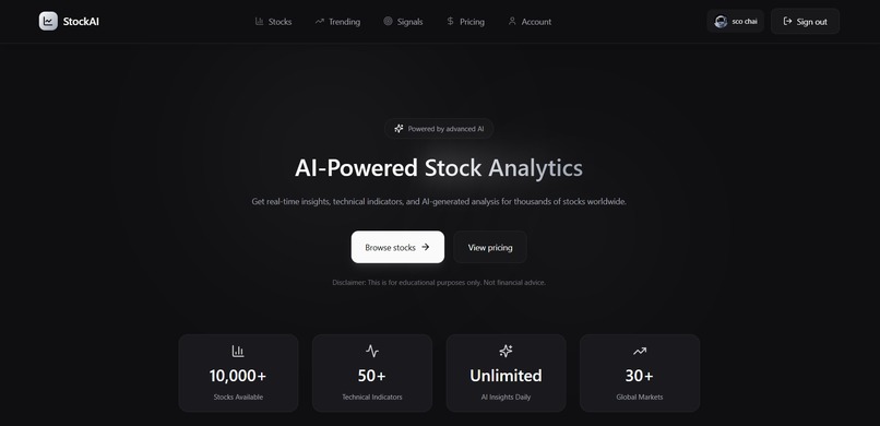 StockAI – screenshot 1