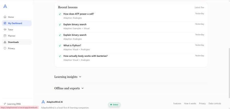 AdaptiveMind AI – screenshot 6
