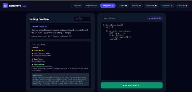 RecruitPro – AI Interview & Career Ecosystem – screenshot 4