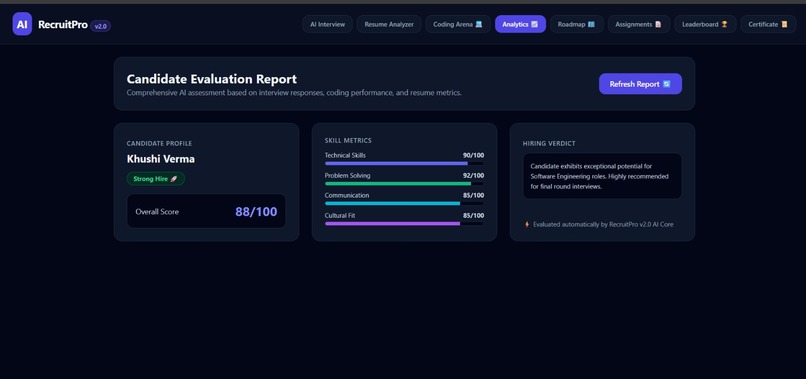 RecruitPro – AI Interview & Career Ecosystem – screenshot 5