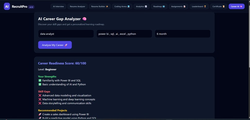 RecruitPro – AI Interview & Career Ecosystem – screenshot 8
