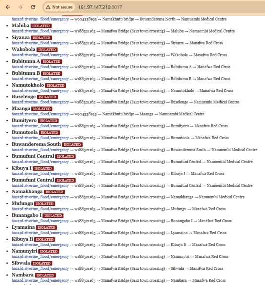 LIFELINE — asset-level flood early warning – screenshot 2