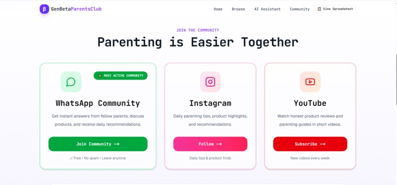Gen Beta Parents Club – screenshot 3