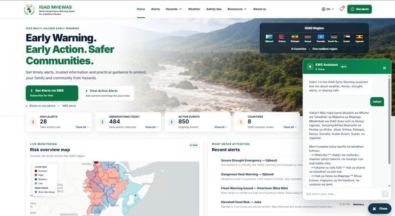 IGAD MHEWAS – screenshot 1