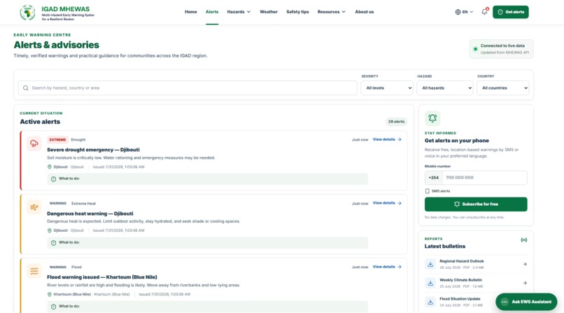 IGAD MHEWAS – screenshot 2