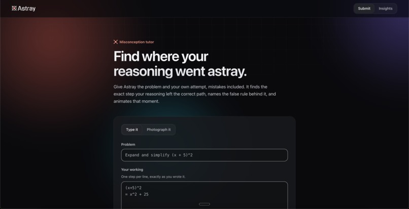 Astray: Visual AI Tutor – screenshot 1